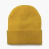 Gorro fluorescente de lana de color liso de Amazon, gorro de punto cálido para otoño e invierno, para hombre y mujer de Europa y América, gorro tipo jersey.
