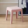 Taburete Pequeño de Plástico para Hogar Sala de Estar Taburete para Cambiarse los Zapatos Apilable Reposapiés Antideslizante Banco Engrosado Banco Pequeño para Niños