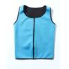 Europeu e Americano Homens Barriga Corset Zipper Vest Sweaty Fitness Roupas Grande Tamanho Corset Neoprene Body Shaping Roupas