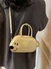 2025 Bolso Cruzado Casual de Hombro con Diseño de Nicho Moda Tendencia Textura Bolso Cuadrado Pequeño Bolso de Mujer Otoño e Invierno
