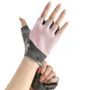 Guantes de Fitness sin Dedos para Gimnasio de Mujer Antiescaras Antideslizantes Amortiguadores Verano Deportes al Aire Libre Ciclismo Guantes para Bicicleta