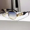 Gafas de sol ovaladas personalizadas para mujer, metal, estilo urbano moderno, gafas retro para sesión de fotos de influencers transfronterizos