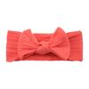 Faixa de cabelo de nylon atada para crianças torção arco headband europeu e americano baby cocar decorativo flor infantil foto headband