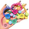 Banda para el cabello de color para niños japonesa y coreana, anillo para el cabello duradero, cuerda para el cabello para coleta, estudiantes, cuerda para la cabeza de alta elasticidad, puesto un yuan