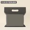 Bolsa de Mensajería Portátil Engrosada, Bolsa de Empaque Logístico Semitransparente, Bolsa de Mano Esmerilada Autoadhesiva de CPE, Bolsa para Empaque de Caja de Avión