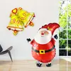 Nueva Serie de Decoración para Fiesta Navideña Muñeco de Nieve Mini Reno Muletas Papel de Aluminio Película de Aluminio Globos Venta al por Mayor Directa del Fabricante