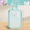 Bolsa classification de sujetos en forma de L Bolso de mensajero Bolsa transparente para documentos Malla Apertura grande Bolsa para libros Bolsa para exámenes Bolsa de almacenamiento para hojas de examen