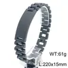 Correa de Reloj Curva de Marca Europea y Americana Transfronteriza Pulsera de Acero de Titanio Moda para Pareja Cadena de Reloj de Acero Inoxidable para Hombre y Mujer Ajustable con Grabado