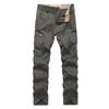 Pantalones casuales de primavera para hombre, monos holgados de talla grande con múltiples bolsillos, estilo militar