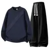 [M-8XL] Conjunto Deportivo Casual Otoño 2026 Tallas Grandes para Hombre, Sudadera Versátil y Pantalones Casuales Modernos para Hombre