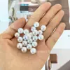 1,5-20mm branco arroz branco puro não poroso imitação de pérola contas redondas plástico abs contas bolha unha acrílico contas soltas atacado