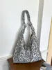 Bolso de lona nuevo estilo japonés y coreano con estampado de leopardo para estudiantes mujeres, adecuado para la escuela, bolso cruzado, bolso de hombro de terciopelo simple y versátil
