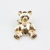 Fabricante de Broches de Pedrería de Moda, Broches de Oso Navideño con Lazo, Accesorios de la Serie Navideña al por Mayor
