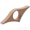 Marcador de Lectura Transfronterizo Herramienta de Lectura Anillo de Dedo Único de Madera Soporte de Página Anillo para Pulgar Madera de Nogal Ecológico