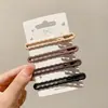 Presilhas de Cabelo Coloridas Estilo Coreano para Mulheres, Piranhas de Cabelo de Alta Qualidade para Crianças, Presilhas Bb para Franja, Mini Presilhas para Cabelos Soltos, Acessórios de Cabelo
