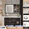 Conjunto de Gabinete de Baño con Lavabo Integrado Cerámico Estilo Francés, Lavabo, Tocador de Baño, Lavabo de Lujo Ligero, Minimalista Moderno