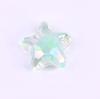 Color de Superficie Chapado 11mm Color Interior Transparente Cuenta Estrella de Cinco Puntas en Cuenta diy Adorno para la Cabeza Pulsera Collar Material Accesorios