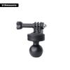 Suporte de Cabeça de Bola para Câmera de Ação de Bicicleta de Carro Adaptador de Cabeça de Bola de 1 polegada Adaptador Gopro Dji Suporte Panorâmico/Inclinação