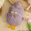 Bolsa Aquecedora de Mãos de Desenho Animado, Bolsa de Água Quente Preenchida com Água, Bolsa Aquecedora de Mãos de Pelúcia de Desenho Animado, Aquecedor de Mãos, Bolsa de Água Quente Removível e Lavável, Espessada e à Prova de Explosão