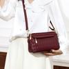 Bolsa de Ombro Feminina Pequena Nova Moda 2025 Bolsa para Mulheres de Meia-Idade Bolsa para Mãe Bolsa Transversal Simples Elegante Multicamadas
