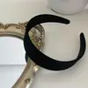 Diadema de Terciopelo Borgoña con Cabeza de Esponja Estilo Retro Coreano Diadema de Felpa Otoño e Invierno Nuevo Accesorio para el Cabello Diadema Ancha