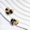 Corazones Pequeños de Melocotón Tintados con Tinta en Forma de Corazón Lindos Materiales para Accesorios DIY de Acetato Pendientes Pinzas para el Cabello Funda de Teléfono Colgante Venta al Por Mayor