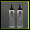 Botella PET de hombros redondos con boca de precisión de 150 ml, botella de tinta, botella de gel, con botella de agua, botella gotero, botella gotero de 150 ml
