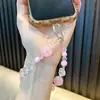 Llavero de Estrella de Cinco Puntas con Cuentas Cadena Colgante Bolso Colgante Llavero de Coche Acrílico Regalo Pequeños Artículos de Yiwu