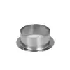 Acero Inoxidable 304 Junta de Brida Sistema de Aire Fresco Campana Extractora Conducto Base Cuadrada Inclinada Recta Redonda Brida