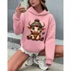 Sudadera Linda con Estampado de Vaca para Hombres y Mujeres Transfronteriza Temu Wish Amazon Exportación Producto Único