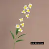 Flores de Narciso Artificiais de Alta Qualidade com Caimento Natural, Adequadas para Sala de Estar de Casa, Hall de Entrada, Decoração de Mesa, Cena de Casamento e Orquídeas Dançantes