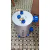 Evaporador de tubo de titânio para chiller, máquina de temperatura constante para aquicultura industrial tipo canhão de titânio, chiller para tanque de peixes pequenos e tanques de frutos do mar