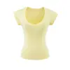 Top Sexy Estilo Americano con Escote Corazón de Manga Corta, Nueva Camiseta Base Ligera de Verano en Tencel con Ceñidor en la Cintura, Hombro Normal