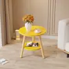 Mesa Redonda Pequeña, Mesa de Café Pequeña, Sala de Estar, Hogar, Apartamento Pequeño, Dormitorio, Mesa Pequeña, Mesa Lateral para Sofá, Mesa de Té Simple, Mini Balcón