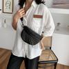 Bolso de Mujer Celebridad de Internet Nuevo Bolso de Moda Textura Estilo Extranjero Bolso de Hombro Único para Mujer Bandolera Correa Ancha Versátil Ins Borla Bolso de Pecho