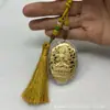 Llavero de Gato Hello Kitty Lindo Colgante Kt Cadena de Teléfono Móvil de Oro Puro Colgante para Bolsa de Lista Dorada Coche