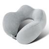Almohada en forma de U almohada cervical de cuatro jorobas se puede imprimir LOGO viaje almohada en forma de U actividades regalos para mapear LOGO personalizado venta al por mayor
