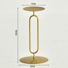 [Estrictamente Seleccionado] Adornos de Candelabro para el Hogar Decoración Romántica Ambiente Mesa de Comedor para el Hogar Portavelas Decoración de Escritorio para Restaurante