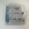 Pasta Desafio Pvc 3 Anéis Transfronteiriça Álbum de Cartas Savingbinder Planner de Economias em Dólar Caderno de Folhas Soltas