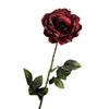 Gran rosa rosa rosa flor artificial flor de seda encaje retro francés flor seca boda flor de Qingming al por mayor
