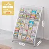 Estantería Pequeña para Niños Estante para Libros Ilustrados Estante Multicapa para el Hogar Estante de Pie para Leer Libros Estante de Exhibición Estante para Revistas