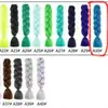 Tendencia Cuerda de Color para Rastas de Seda de Alta Temperatura Trenza de Cabello de un Solo Color Peluca de Rastas Trenzas Jumbo para Niños Cabello