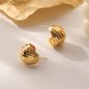 Aretes Europeos y Americanos Exagerados de Personalidad Irregular Gota de Agua Plata 925 Sentido del Diseño Lujo Ligero Nicho Sentido Avanzado Aretes Simples de Plata