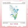 Cubierta de Brazo Azul Sencilla de Mariposa de Verano Pegatina de Tatuaje Estilo Ins Nicho Mariposa Tatuaje Pegatina Impermeable de Larga Duración para Mujeres