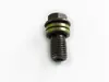 Tornillo de tubo de aceite de freno de disco color titanio quemado para coche eléctrico de motocicleta, bomba de freno de un solo agujero, pinza, bomba inferior, tornillo hueco