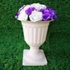 Novo vaso de flores estrada chumbo fundo quadrado grande vaso de flores 42cm de altura vaso de flores de seda de plástico estrada chumbo atacado