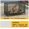 Jaula para Pollos, Jaula para Conejos, Malla de Alambre, Jaula Doméstica para Patos y Gansos, Jaula para Palomas Automática de Acero Inoxidable para Exteriores de Cría con Rodillo para Huevos, Tamaño Grande
