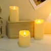 Velas Eletrônicas Podem Ser Controladas Remotamente para Simular Cabeças Brilhantes Balançantes Iluminação de Ambiente LED Performance de Casamento Hotel Restaurante Pano