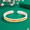 Pulseira de Borboleta Esmaltada com Coração Dourado em Prata Pura 999.9 Pulseira de Prata Tendência Nacional Deusa Presente para Namorada