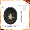 Decoración Colgante de Madera para Pared con Paisaje de Fantasmas de Halloween Transfronterizo, Decoración para Hogar y Dormitorio
